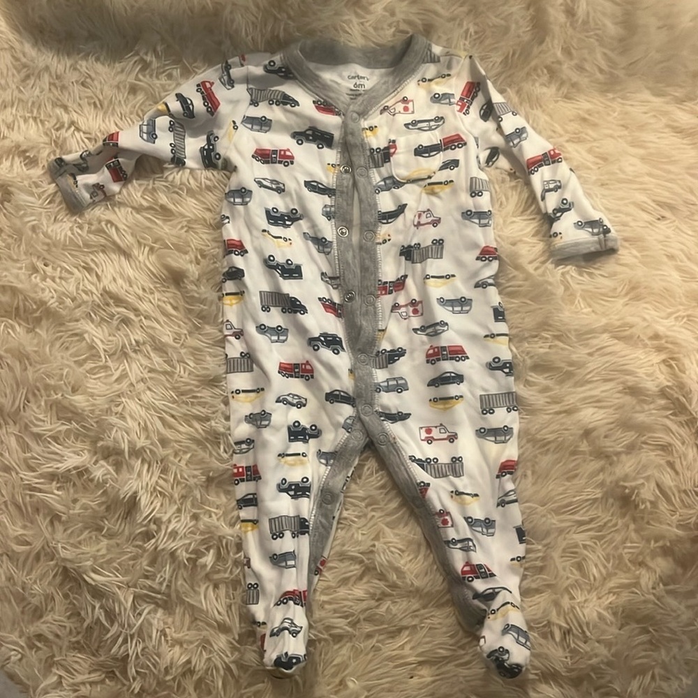 Trucks onesie